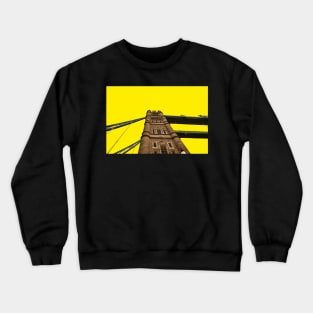 Tower Bridge - Yellow Crewneck Sweatshirt